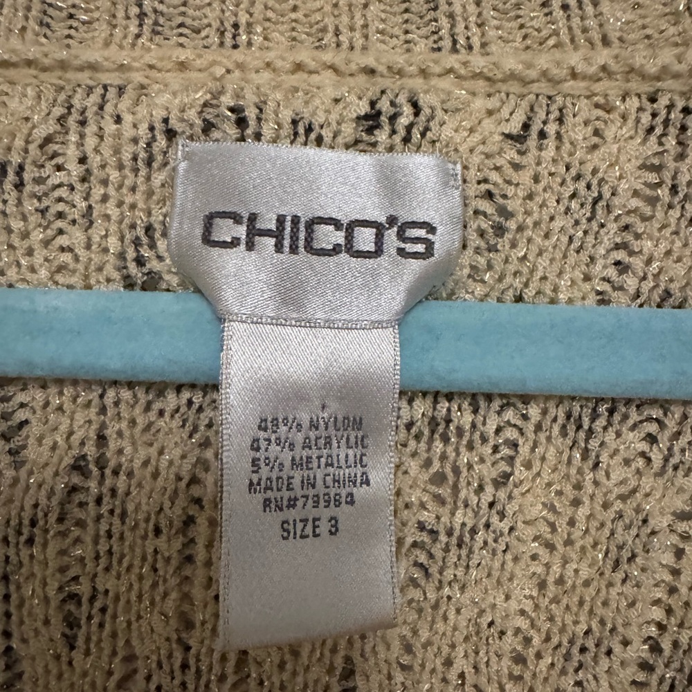 Chico's Leopard Print Button Down Short Sleeve Ca… - image 4